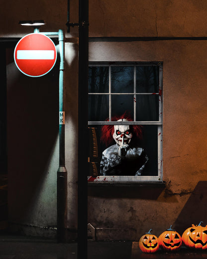 2 Pack of Halloween Window Cover, Joker