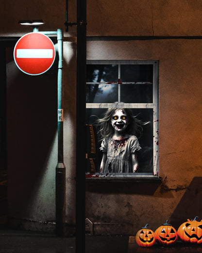2 Pack of Halloween Window Cover, Kids