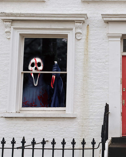 2 Pack of Halloween Window Cover, Sister Ghost